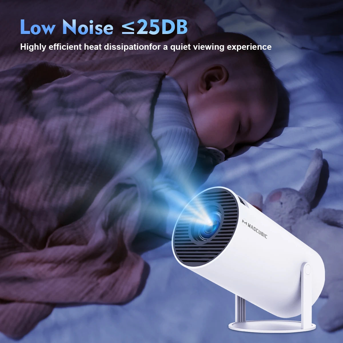 Magcubic Projector HY300 Pro 4K Android 11 Dual Wifi6 290ANSI Allwinner H713 BT5.0 1080P 1280*720P Home Cinema Outdoor Projetor