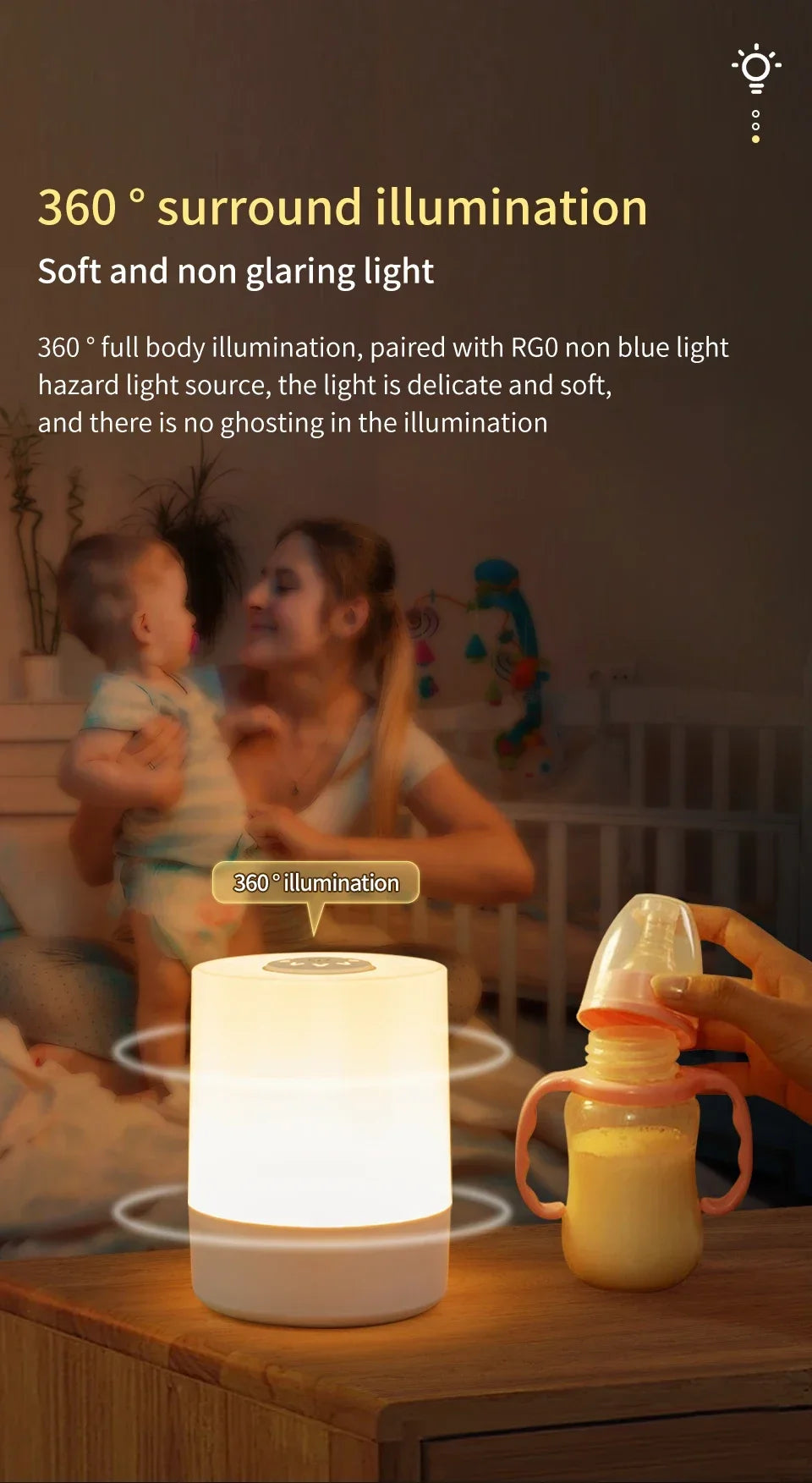 Touch Led Night Lights Dimmable Bedside Desktop lampe led Rechargeable Reading Table Lamps Bedroom Lighting living room decor