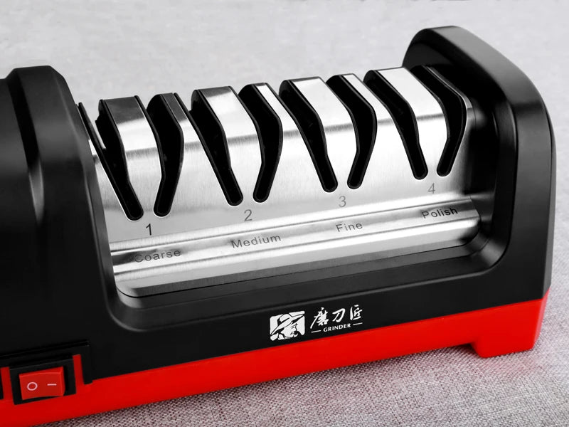 TAIDEA Electric Diamond Knife Sharpener New Upgrade Sharpening System Have Polishing Grit 360/600/1000# Professional Sharpeners