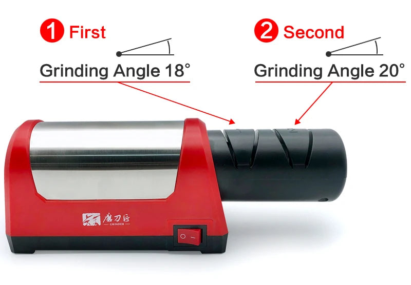 TAIDEA Electric Diamond Knife Sharpener New Upgrade Sharpening System Have Polishing Grit 360/600/1000# Professional Sharpeners