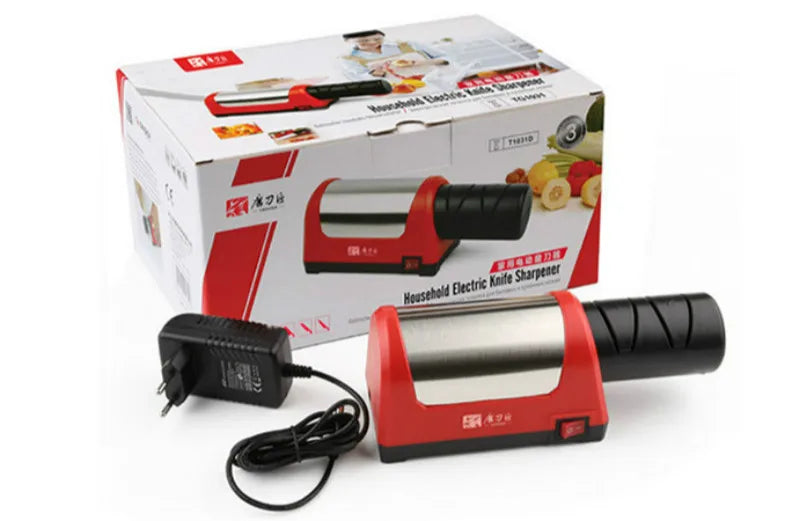 TAIDEA Electric Diamond Knife Sharpener New Upgrade Sharpening System Have Polishing Grit 360/600/1000# Professional Sharpeners
