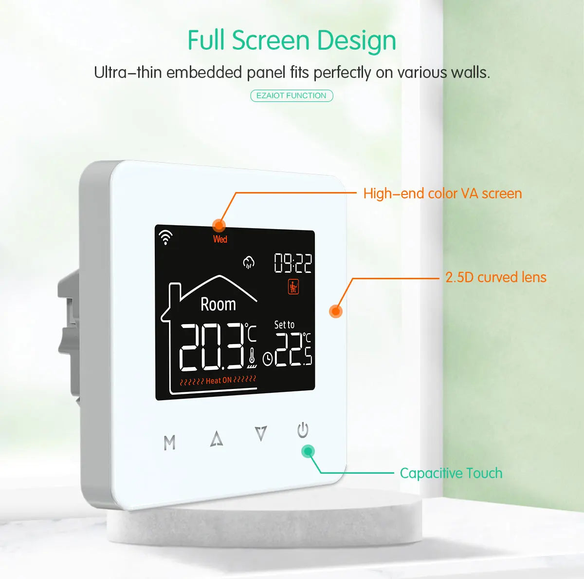 Tuya Smart Home Thermostat Water Electric Warm Floor Heating Gas Boiler WiFi Temperature Remote Controller with Google Alexa
