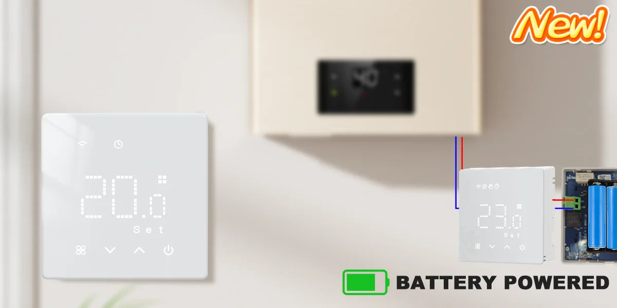 Tuya Smart Home Thermostat Water Electric Warm Floor Heating Gas Boiler WiFi Temperature Remote Controller with Google Alexa