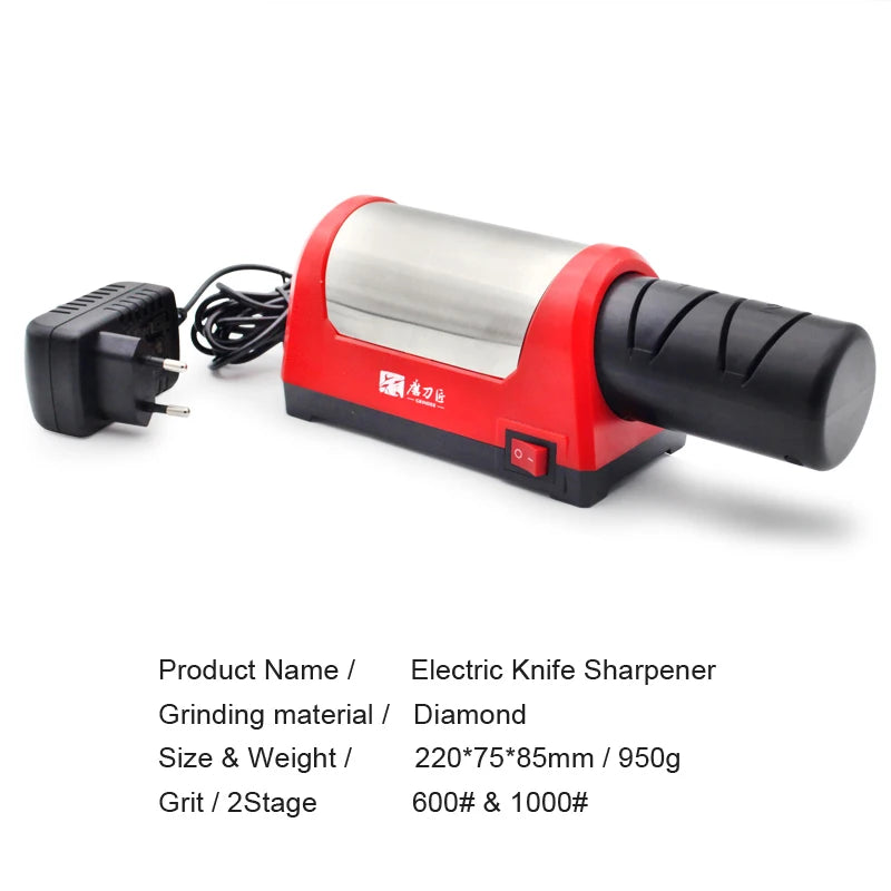 TAIDEA Electric Diamond Knife Sharpener New Upgrade Sharpening System Have Polishing Grit 360/600/1000# Professional Sharpeners