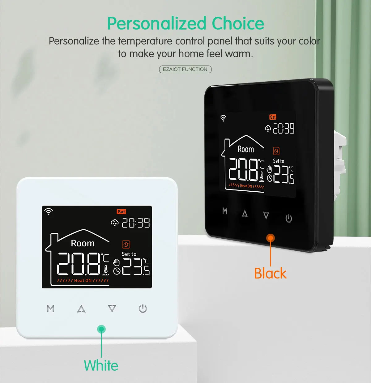 Tuya Smart Home Thermostat Water Electric Warm Floor Heating Gas Boiler WiFi Temperature Remote Controller with Google Alexa